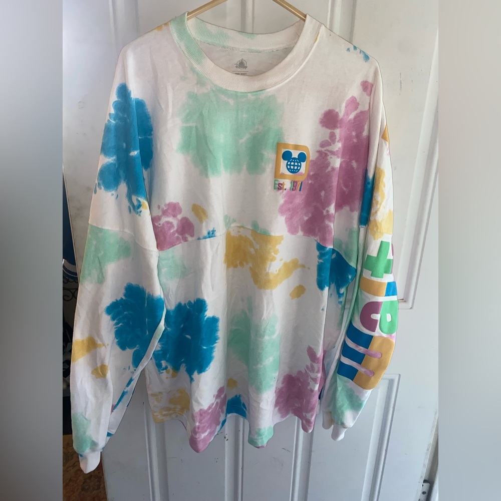 Disney Parks Walt Disney World Spirit Jersey Tie Dye Adult X LARGE 2022 XL